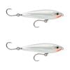 2x Rapala 7cm Saltwater X Rap SubWalk Walk the Dog Bait Fish Lures -Glass Ghost