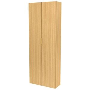 Lugna 2048 x 750 x 280mm Sand 5 Shelf Double Door Storage Cabinet