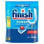Finish Power Lemon Dishwashing Tablets - 40 Pack