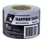 Bear 50mm x 10m Black Multipurpose Gaffer Tape - Black 10m