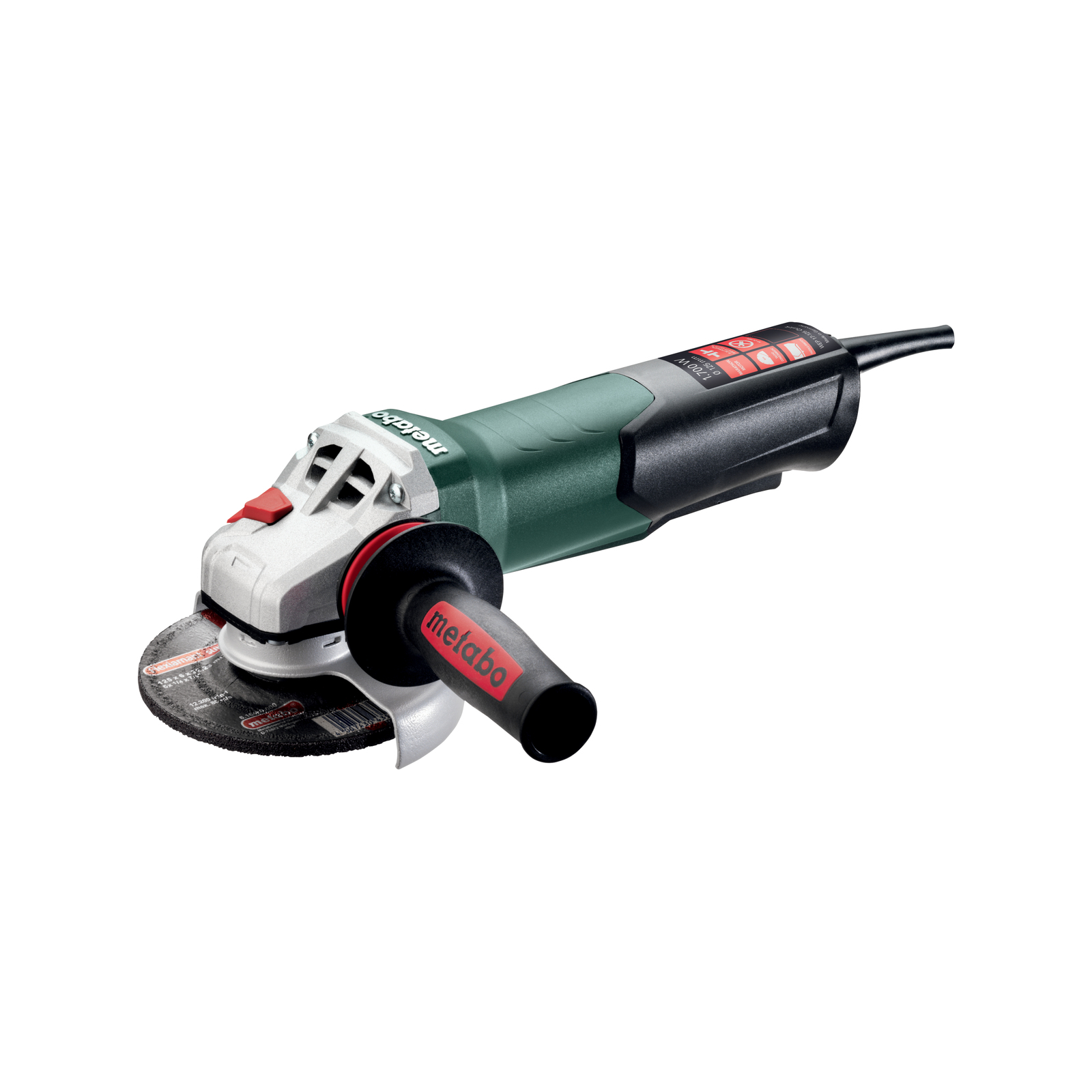 Metabo 125mm 1700W Corded Angle Grinder WEP17-125QUICK product image
