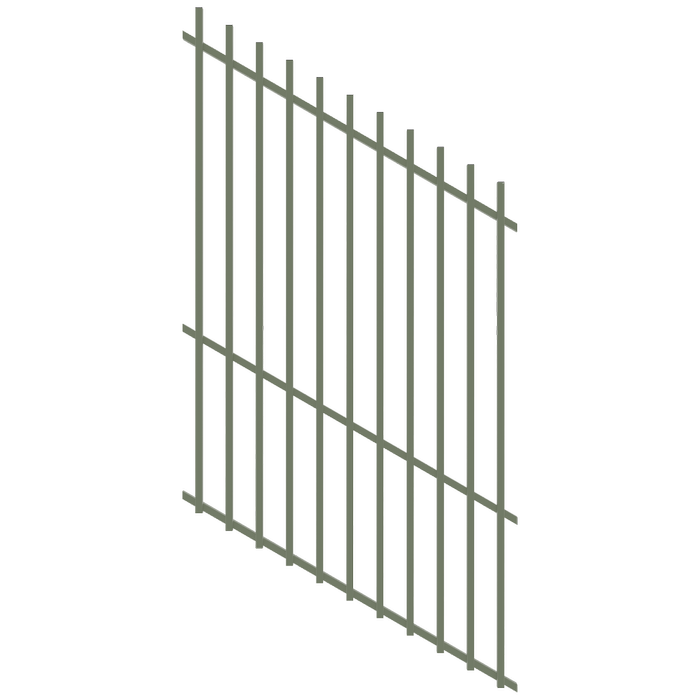 ProtectorAl 350 - 1200 x 1800mm Pale Eucalypt Raked 16-30º Batten Pool Fence Panel