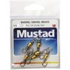 Mustad Brass Colour Barrel Fishing Swivel 4