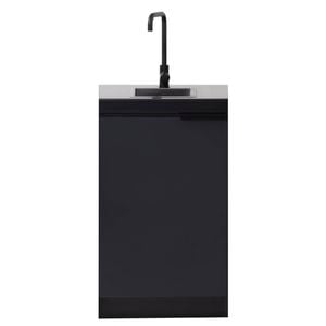 AlfrescoPlus 550mm Black Onyx Single Sink Module