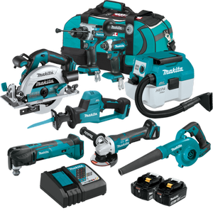 Makita 18V LXT 8Pc Combo Kit - DLX8056TX1