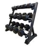 Brixx 25kg - 40kg Hex Dumbbell & Rack Set | 7 Pairs - 395kg Package