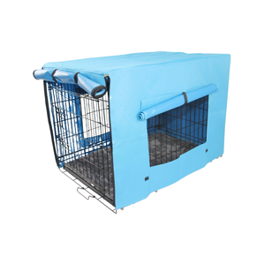 YES4PETS 42" Foldable Pet Cage with Cover Mat