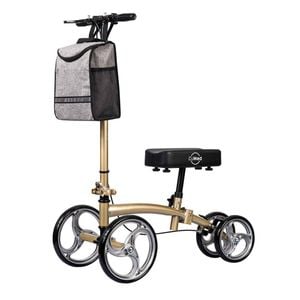Classic Knee Walker Scooter - Crutch Alternative With 10" Wheels - Champage