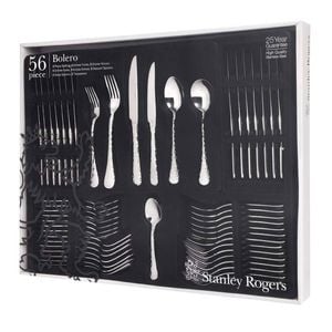 Stanley Rogers 56 Piece Stainless Steel Bolero 56pc Cutlery Set