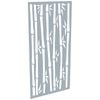 ProtectorAl 300-1200w x 1201-2400h Silver Matt/Gloss White Bamboo Unframed Composite Deco Panel