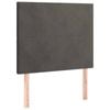 vidaXL Headboards Bedroom Furniture Wall Bed Header 2 pcs Dark Grey 80 cm Velvet