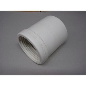 Pacific Nucon Pan Connector 100x100mm White