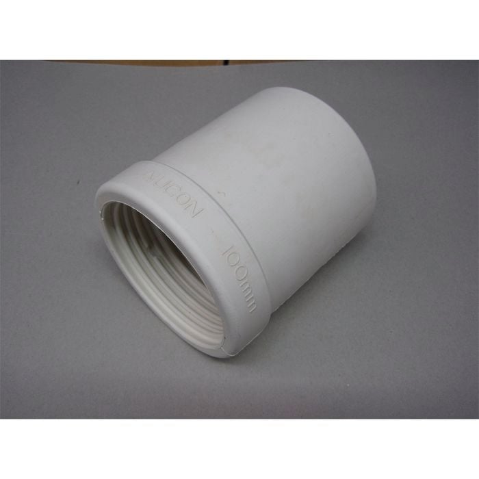 Pacific Nucon Pan Connector 100x100mm White