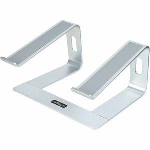 Startech.com Laptop Stand For Desk, Supports 5kg / 11lb, Aluminum, Silver, Ergonomic Laptop Riser