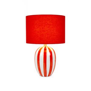 Clay & Kin 46.5cm Orange Reed Table Lamp