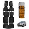 3D Floor Mats Boot Liners Set for Isuzu MU-X MUX 2013-2021 Cargo Kick Mats Back Seat Cover