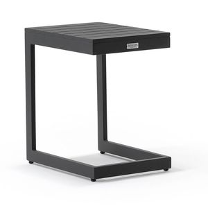 Santorini Outdoor Aluminium Slide Under Side Table Charcoal