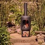 Glow Chimenea Portofino Black 