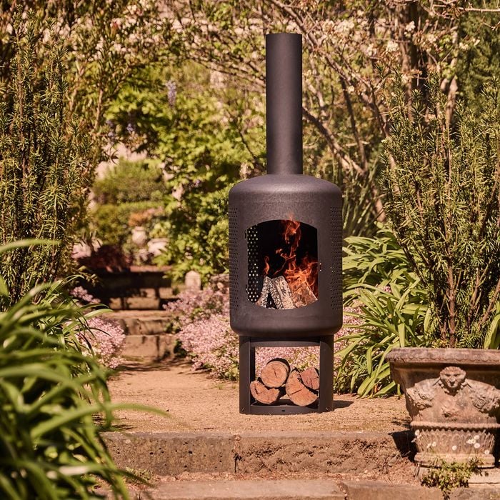 Glow Portofino Chimnea Black