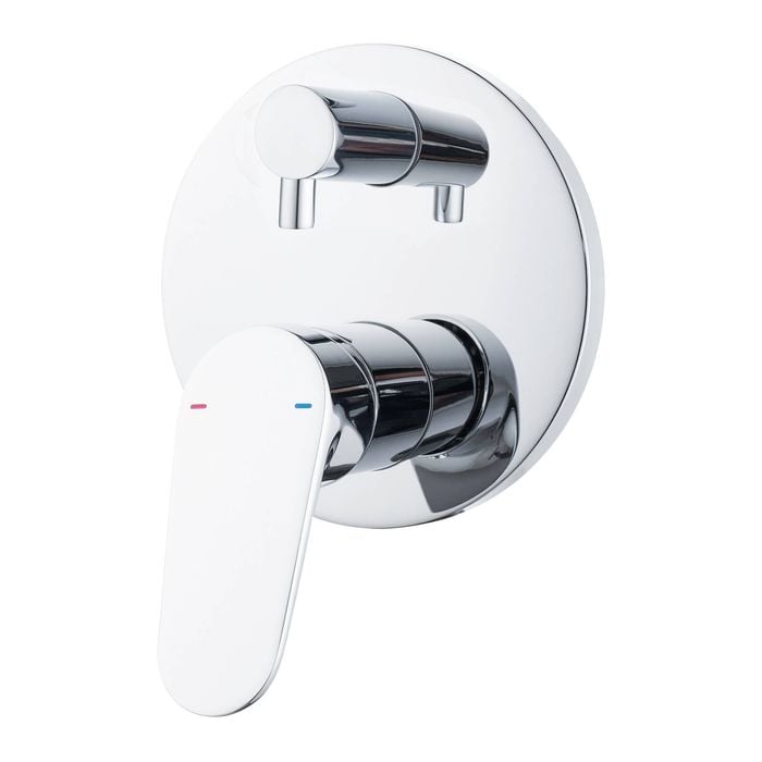 Mondella 35mm Chrome Cadenza Lever Handle Diverter Shower Mixer