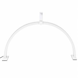 Emitto Nail Light Half Moon Desk Lamp Dimmable Salon Lash Phone Clip White