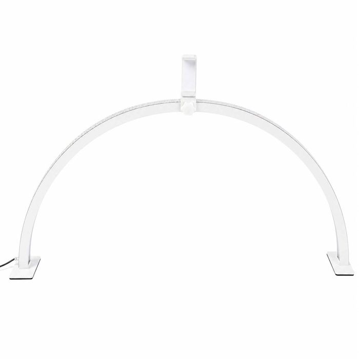 Emitto Nail Light Half Moon Desk Lamp Dimmable Salon Lash Phone Clip White