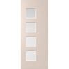 Corinthian 2040 x 820 x 40mm Entrance Door Primed Madison Translucent Glass PMAD04