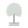 Maine & Crawford Hatcher 23cm MDF Standing Palm Sculpture Home Desk Decor White