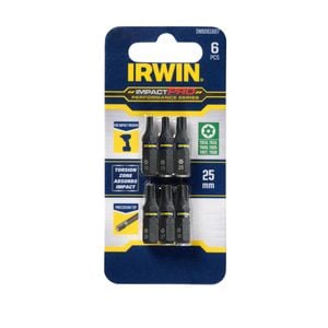 Irwin Impact Pro Performance 25mm TR10,15,20,25,27,30 - 6 Piece