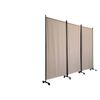 Fabric Room Divider 226x178cm - Sand