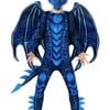 Mythical Deluxe Teen Boys Blue Dragon Costume - XLarge