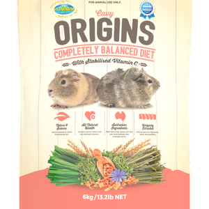 Vetafarm Cavy Origins Completely Balanced Diet for Guinea Pigs 6kg