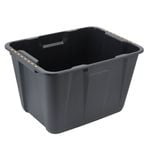 Ezy Storage 70L Grey Flexi Heavy Duty Storage Tub