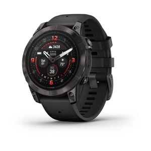 Garmin Epix Pro (gen 2) Pro/sapphire Ed 47mm Crbn Grey Dlc Ti W/ Blk Band