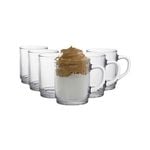 Duralex Versailles Glass Mugs - 260ml - Pack of 6