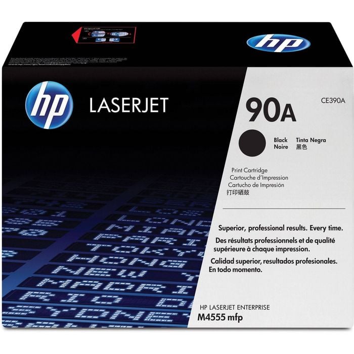 Hp 90a (ce390a) Original Standard Yield Laser Toner Cartridge - Single Pack - Black - 1 Each - 10000 Pages