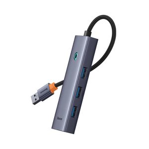 Baseus Flite 5-in-1 USB-C HDMI Hub with 4 USB-A Ports Grey