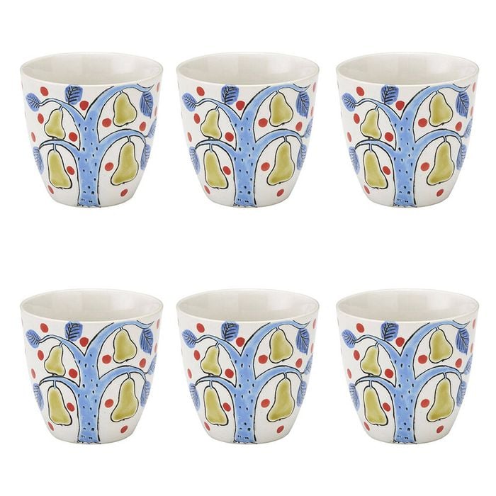 6PK Ecology Stoneware w/ Gloss Glaze Joie Cuddle Mug 280ml Multi-Coloured