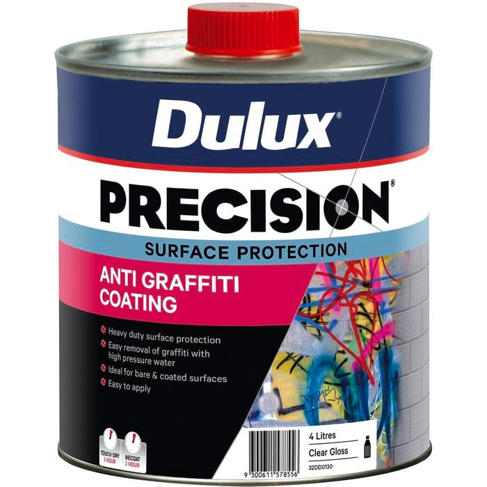 Dulux 4L PRECISION Anti Graffiti Coating - 4L