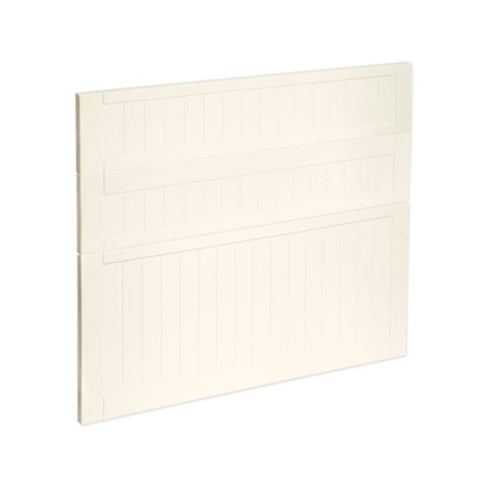 Kaboodle 900mm Antique White Country Drawer Panel - 3 Pack