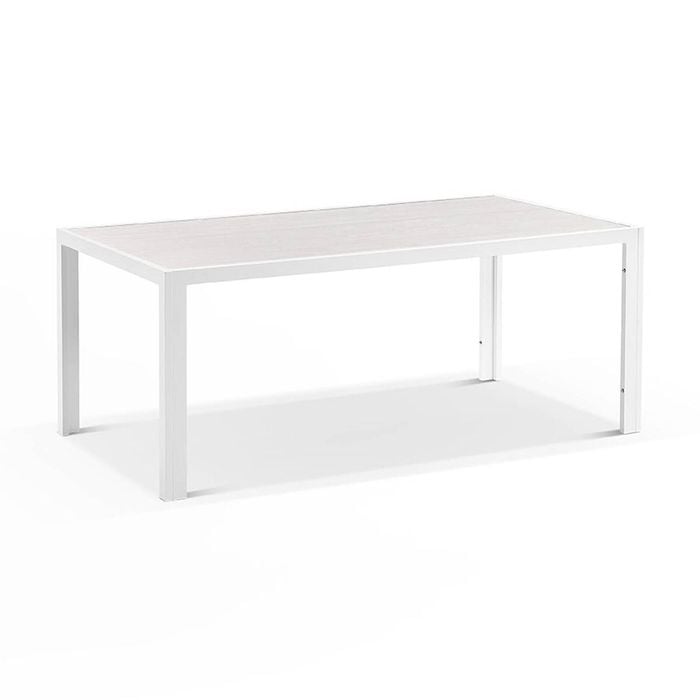 Alpine Outdoor 1.85M Aluminium And Ceramic Rectangle Dining Table