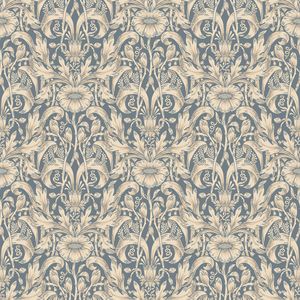 Wallpaper Trader Emil Wallpaper Roll 10.05m x 53cm, Indigo Blue