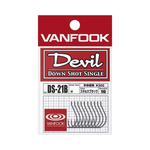 Vanfook DS21B Devil Drop Shot Single Fishing Hook 6