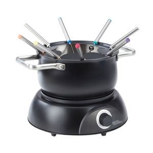 Davis & Waddell Electric Fondue 11pcs Set Matte Black 29x29x22cm