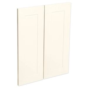 Kaboodle Antique White Alpine Corner Wall Cabinet Doors - 2 Pack