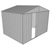 Build-a-Shed 3.0 x 2.3 x 2.3m Gable No Side Doors Shed - Zinc
