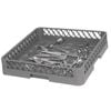 Vogue Dishwasher Cutlery Rack Basket 8 Compartment Open Bottom 500x500x100mm Commercial Kitchen Storage