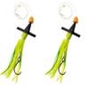 2PK Sea Pro Rocket Teaser Rigged Skirt Offshore Trolling Teaser 9 In - Green