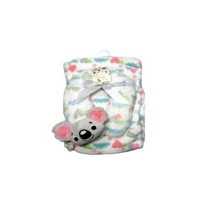 Bloomington Baby Animal Coral Fleece Blanket + Pillow Koala 75 x 100 cm