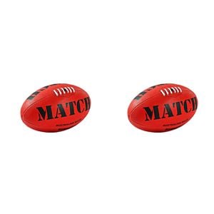 2PK Summit Global Classic Aussie Rules Football Size 3 - Red